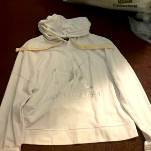 Calvin Klein Jeans white sweatshirt